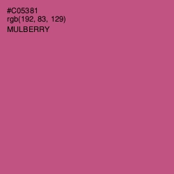 #C05381 - Mulberry Color Image