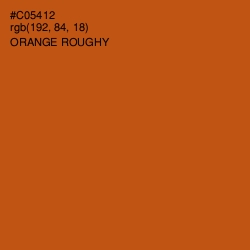 #C05412 - Orange Roughy Color Image