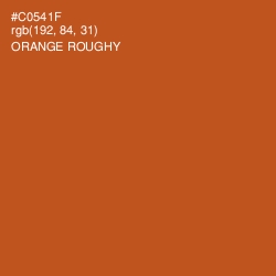 #C0541F - Orange Roughy Color Image