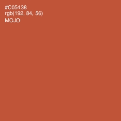 #C05438 - Mojo Color Image