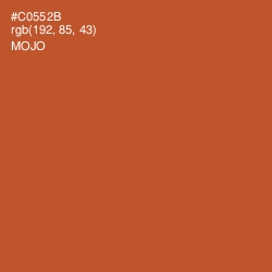 #C0552B - Mojo Color Image