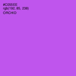 #C055EE - Orchid Color Image