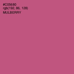 #C05680 - Mulberry Color Image