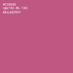 #C05682 - Mulberry Color Image