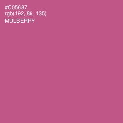 #C05687 - Mulberry Color Image