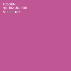 #C05694 - Mulberry Color Image