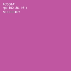 #C056A1 - Mulberry Color Image