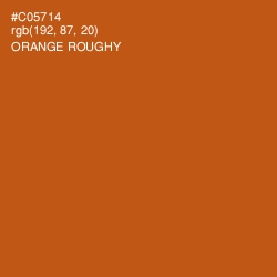 #C05714 - Orange Roughy Color Image