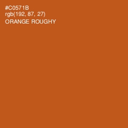 #C0571B - Orange Roughy Color Image