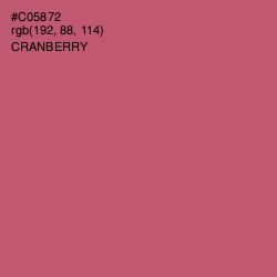 #C05872 - Cranberry Color Image