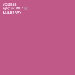 #C05888 - Mulberry Color Image