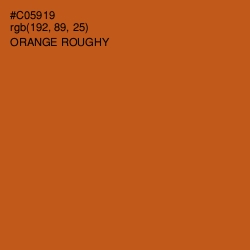 #C05919 - Orange Roughy Color Image