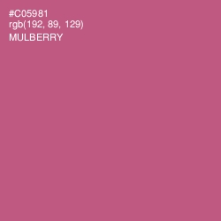 #C05981 - Mulberry Color Image