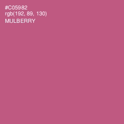 #C05982 - Mulberry Color Image