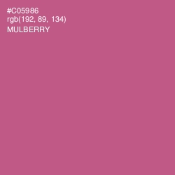 #C05986 - Mulberry Color Image