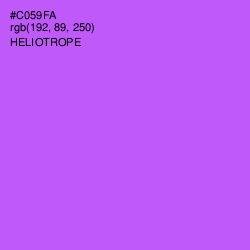 #C059FA - Heliotrope Color Image