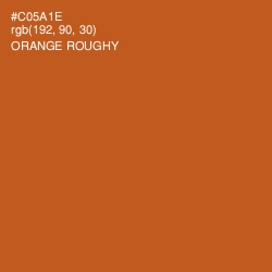 #C05A1E - Orange Roughy Color Image