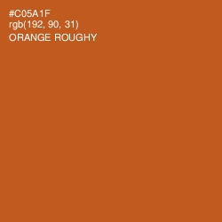 #C05A1F - Orange Roughy Color Image