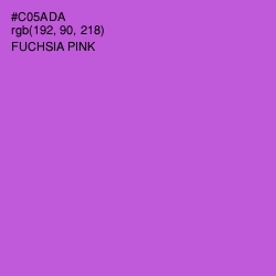 #C05ADA - Fuchsia Pink Color Image