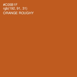 #C05B1F - Orange Roughy Color Image