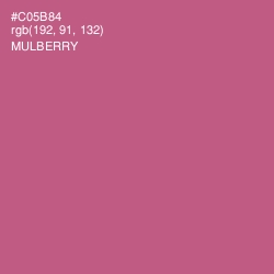 #C05B84 - Mulberry Color Image