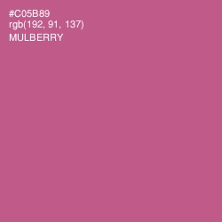 #C05B89 - Mulberry Color Image