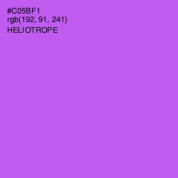 #C05BF1 - Heliotrope Color Image