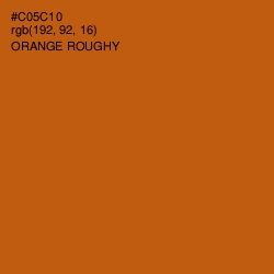 #C05C10 - Orange Roughy Color Image