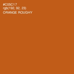 #C05C17 - Orange Roughy Color Image