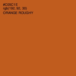 #C05C1E - Orange Roughy Color Image