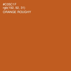 #C05C1F - Orange Roughy Color Image