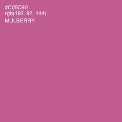 #C05C90 - Mulberry Color Image
