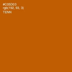 #C05D03 - Tenn Color Image