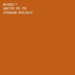 #C05D17 - Orange Roughy Color Image