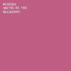 #C05D82 - Mulberry Color Image