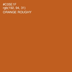 #C05E1F - Orange Roughy Color Image