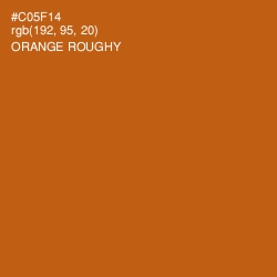 #C05F14 - Orange Roughy Color Image