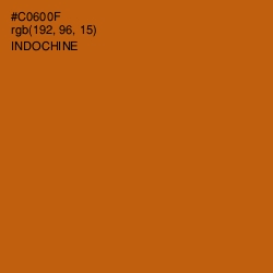 #C0600F - Indochine Color Image