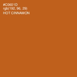 #C0601D - Hot Cinnamon Color Image