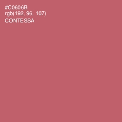 #C0606B - Contessa Color Image