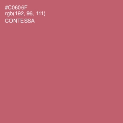 #C0606F - Contessa Color Image