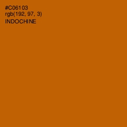 #C06103 - Indochine Color Image