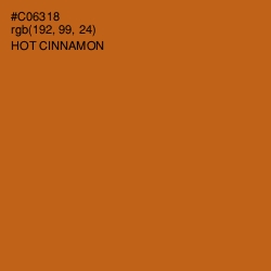 #C06318 - Hot Cinnamon Color Image