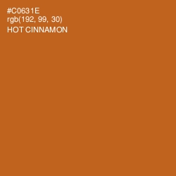 #C0631E - Hot Cinnamon Color Image