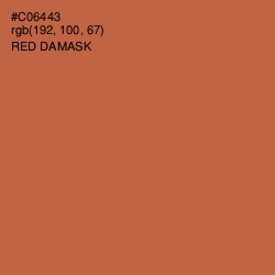 #C06443 - Red Damask Color Image