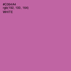 #C064A4 - Hopbush Color Image
