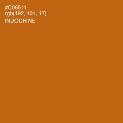 #C06511 - Indochine Color Image