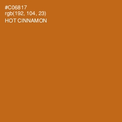 #C06817 - Hot Cinnamon Color Image