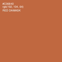 #C06840 - Red Damask Color Image