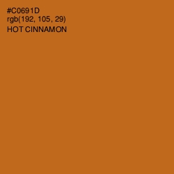 #C0691D - Hot Cinnamon Color Image